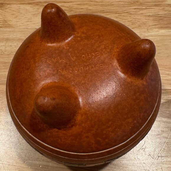 Hand Made Terra Cotta Pottery Signed by Hecho A Mano From Teotihuacan Mex - Picture 4 of 6